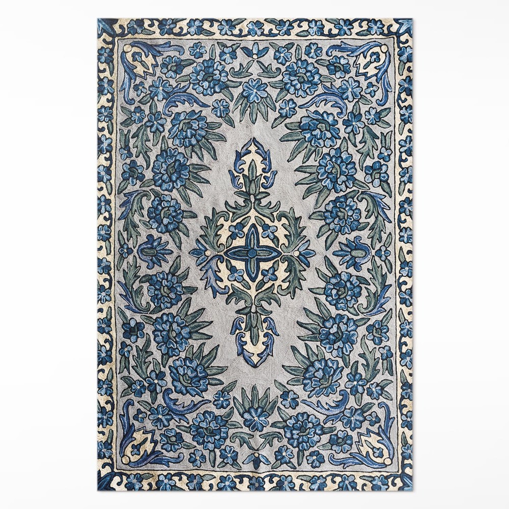 Vinylový koberec Nepál rastlinná dekorácia