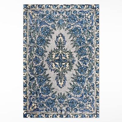 Vinylový koberec Nepál rastlinná dekorácia