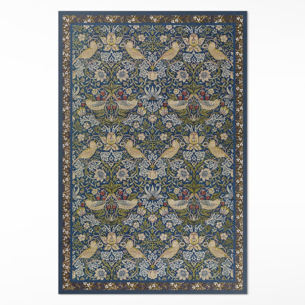 Vinylový koberec Zlodej jahôd William Morris