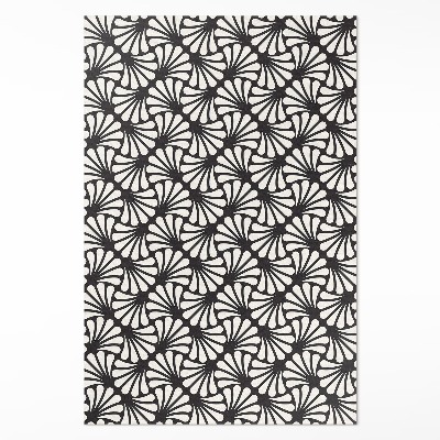 Vinylový koberec Geometria listy Ginkgo biloba art deco glamour