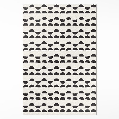 Vinylový koberec Nepravidelné polmesiace vzor boho