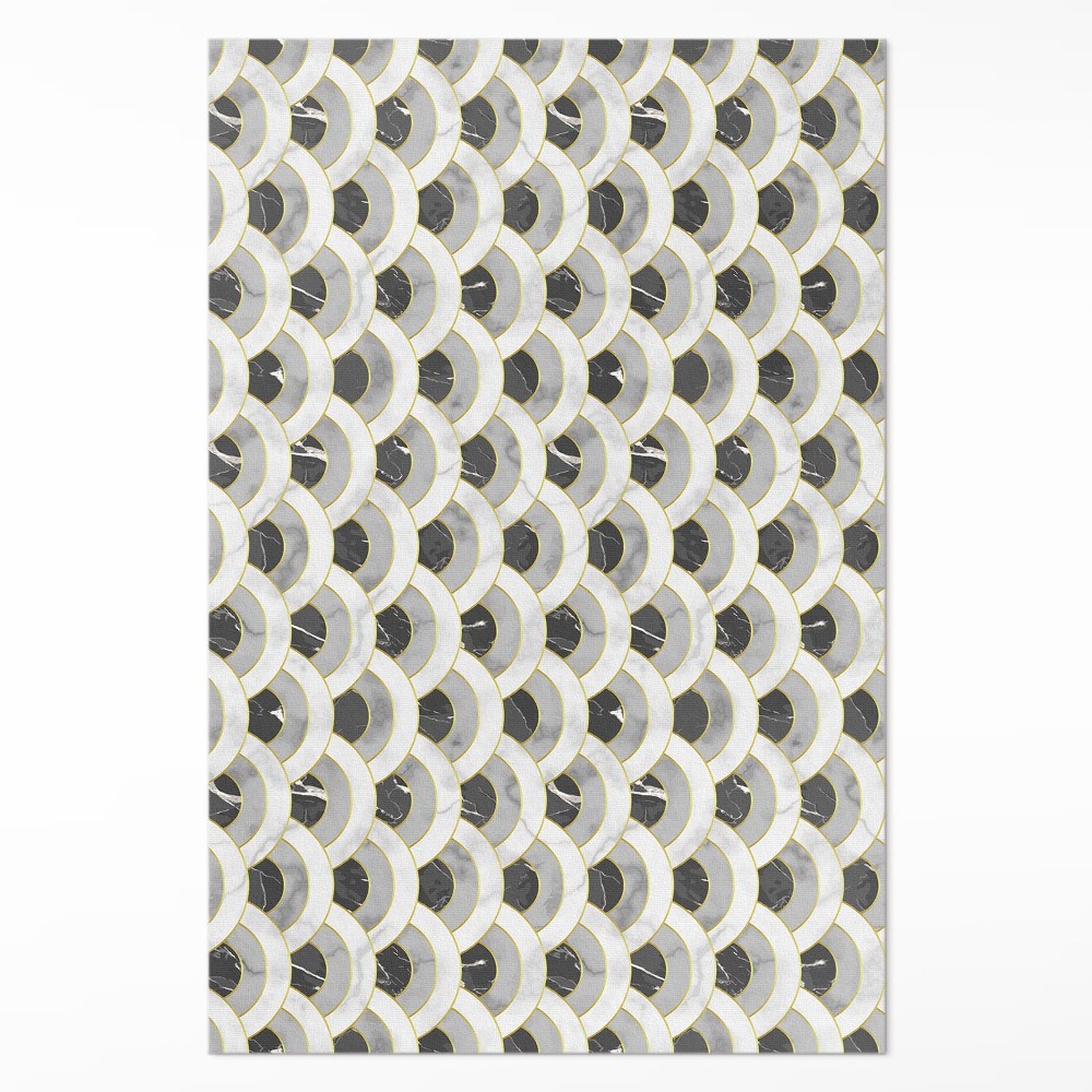 Vinylový koberec Kamenné šupiny mramorový pravidelný vzor