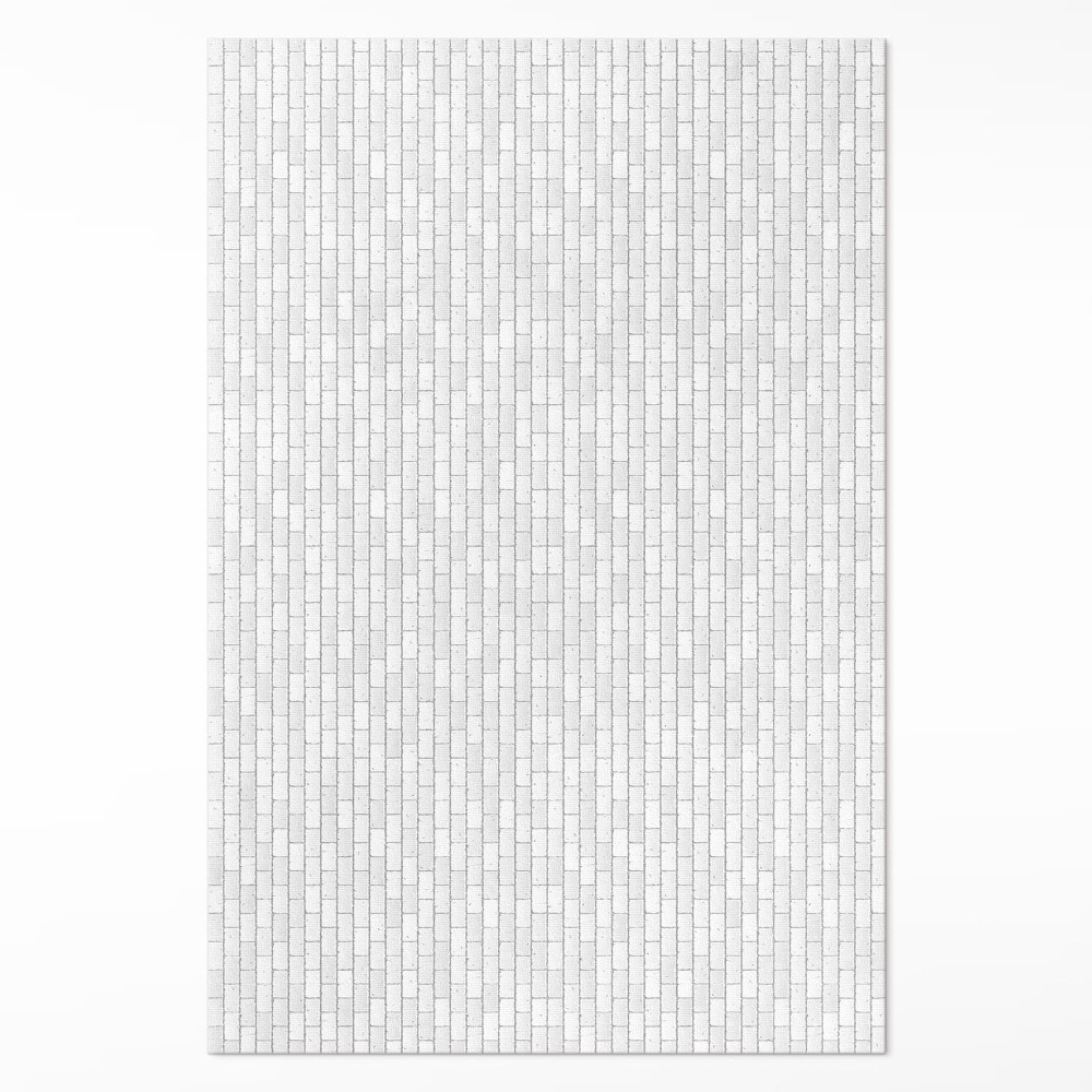 Vinylový koberec Svetlá tehlová elegancia mozaika