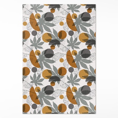 Vinylový koberec Ilustrácia listov a tvarov boho