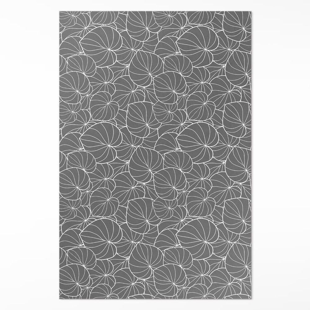 Vinylový koberec Lineárne listy vzor boho