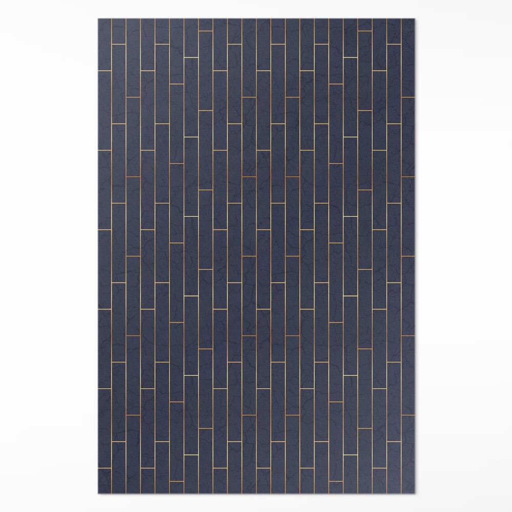 Vinylový koberec Moderný tmavý parket pravidelné línie