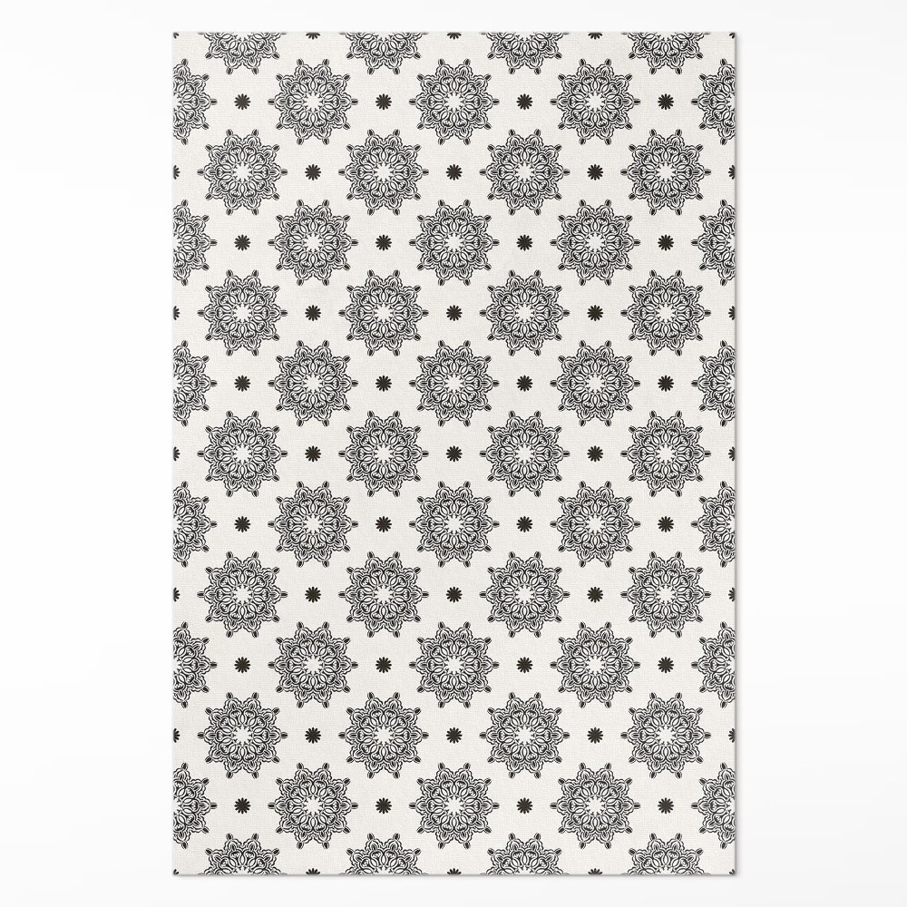 Vinylový koberec Malé mandaly orientálny vzor boho