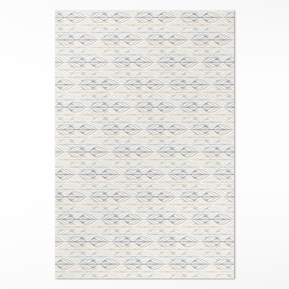 Vinylový koberec Pravidelné listy orientálny vzor boho