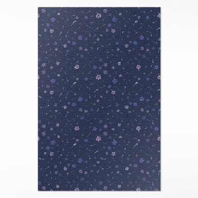 Vinylový koberec Drobné poľné kvety boho