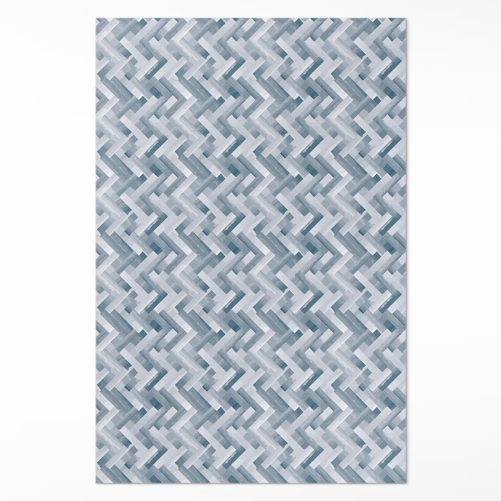 Vinylový koberec Maľovaný parket vzor rybia kosť