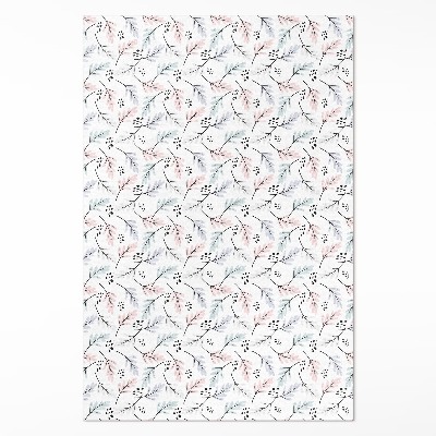 Vinylový koberec Pastelové jemné rastliny v štýle boho