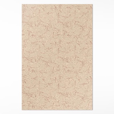 Vinylový koberec Lineárne jesenné listy štýl boho