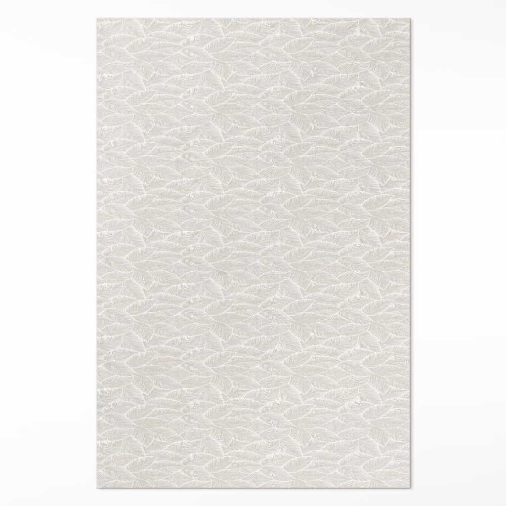 Vinylový koberec Drobné lístky štýl boho jemný