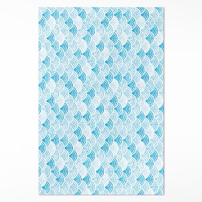 Vinylový koberec Akvarelové vlny vzor v ázijskom štýle