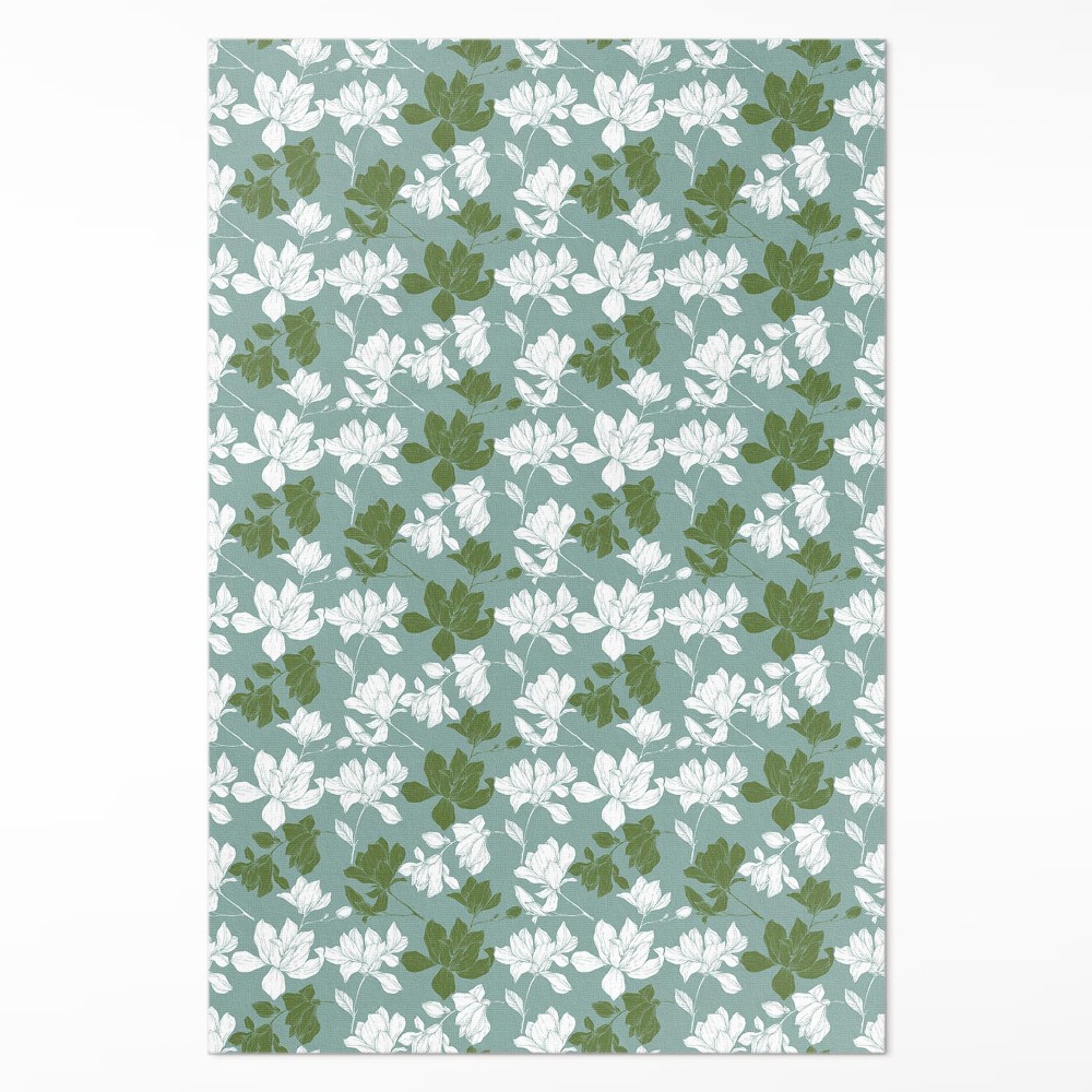 Vinylový koberec Jemné kvety vzor floristický