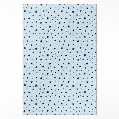 Vinylový koberec Čierne drobné hviezdičky vesmír