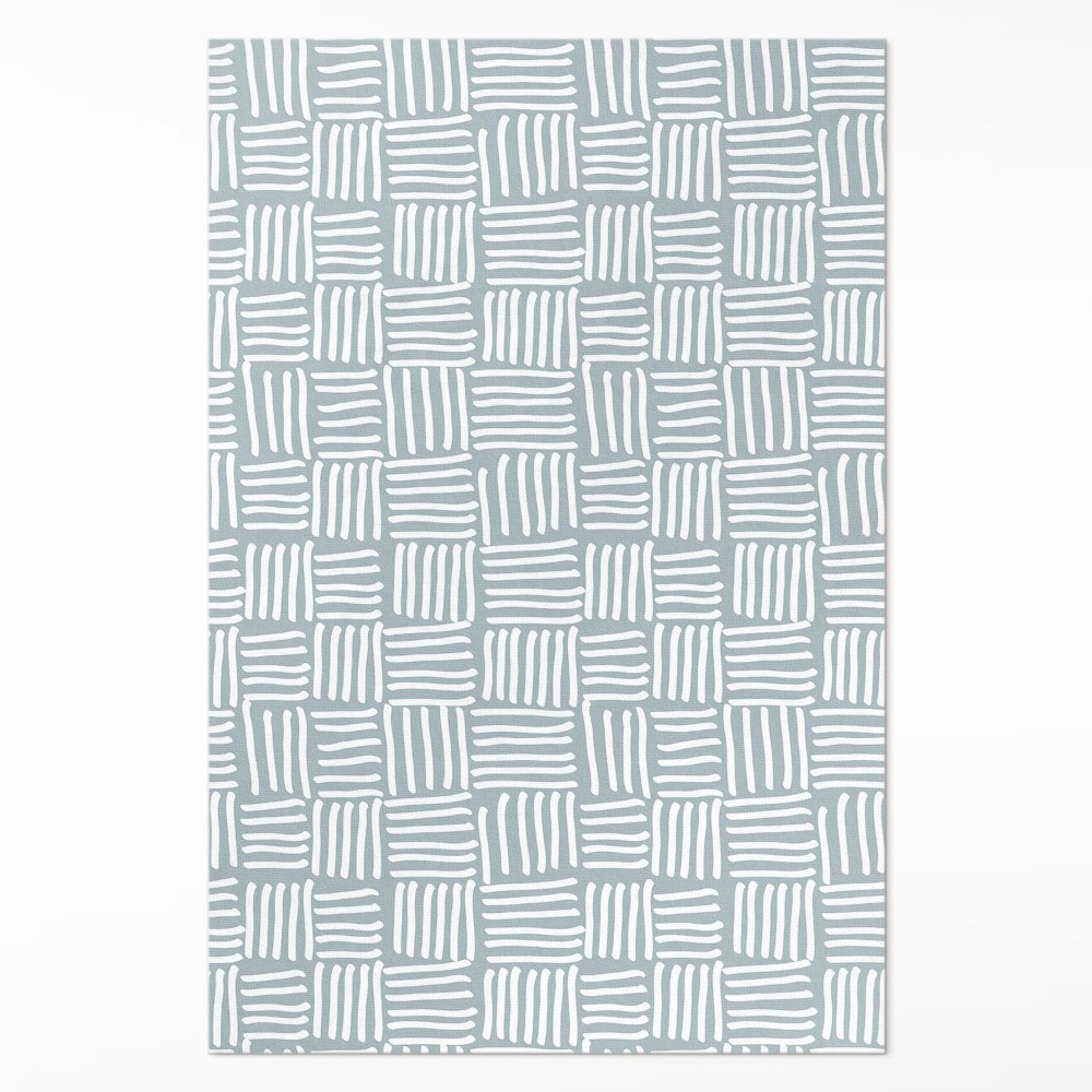 Vinylový koberec Boho pletenka minimalistický vzor