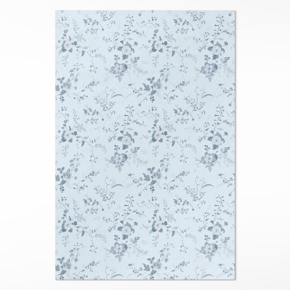 Vinylový koberec Maľované jemné kvety na lúke