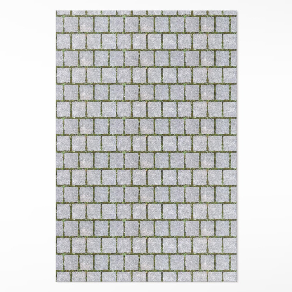 Vinylový koberec Kamenný chodník s machom