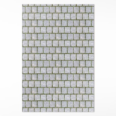 Vinylový koberec Kamenný chodník s machom