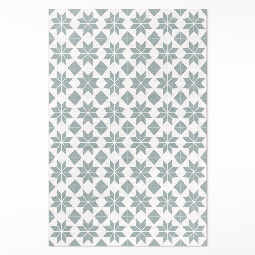 Vinylový koberec Dekoratívne hviezdičky malé dlaždice