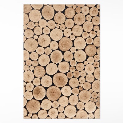 Vinylový koberec Kmene stromov drevené kolky