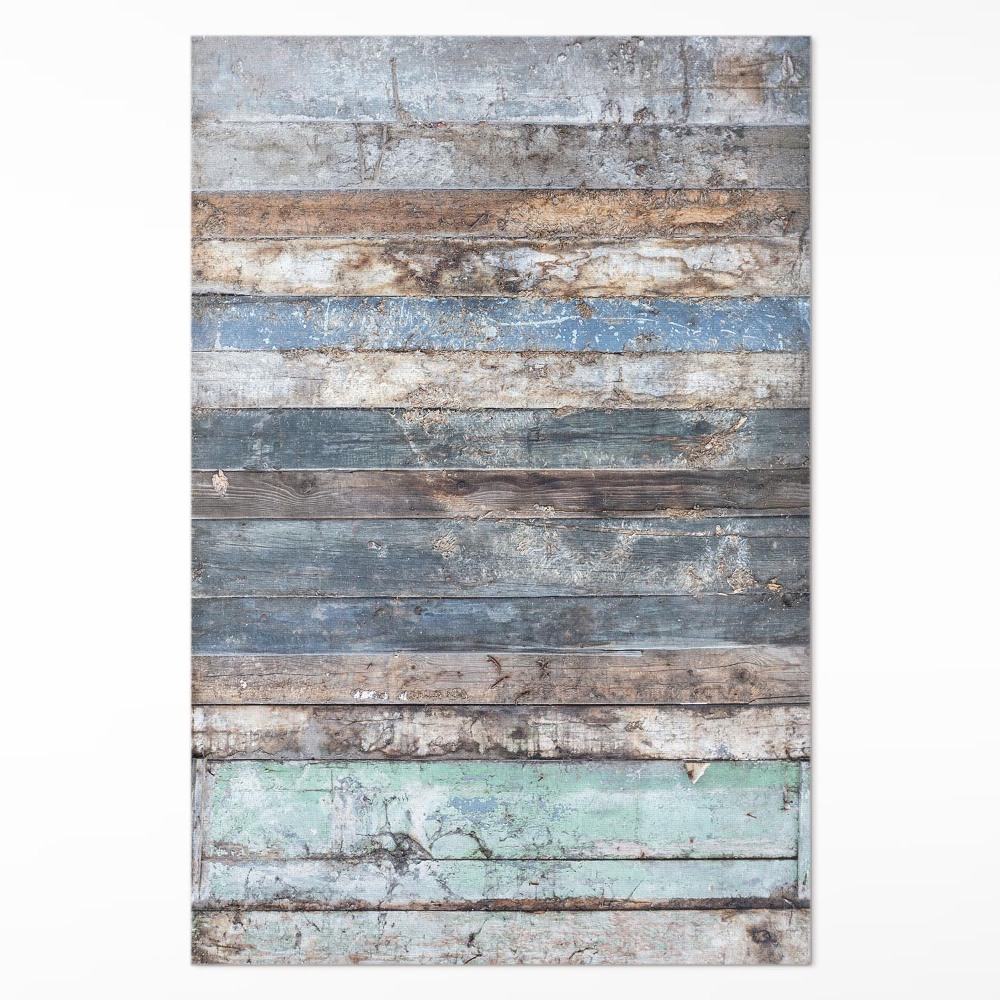 Vinylový koberec Ošúchané drevené dosky vintage