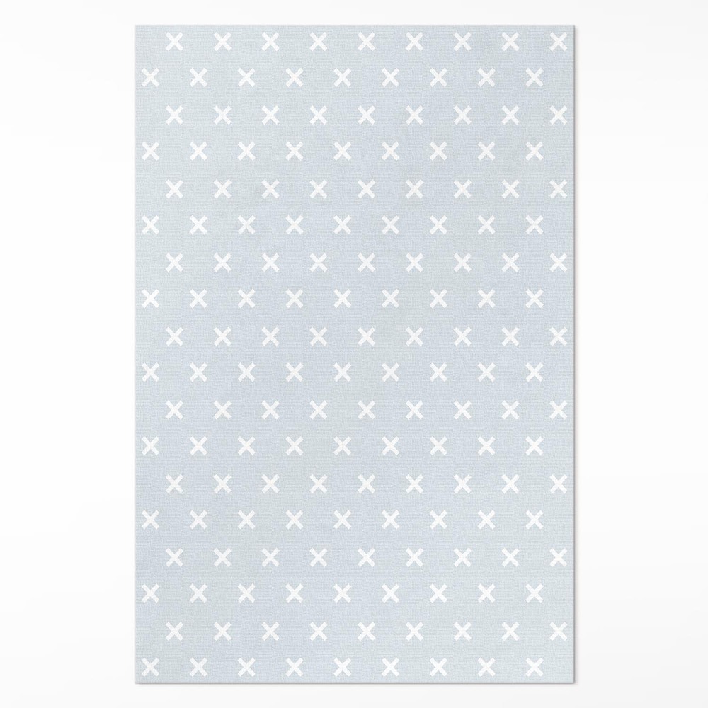 Vinylový koberec Svetlé krížiky minimalistický vzor