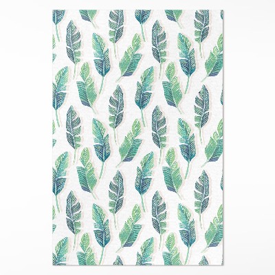 Vinylový koberec Boho perie v jemnom štýle