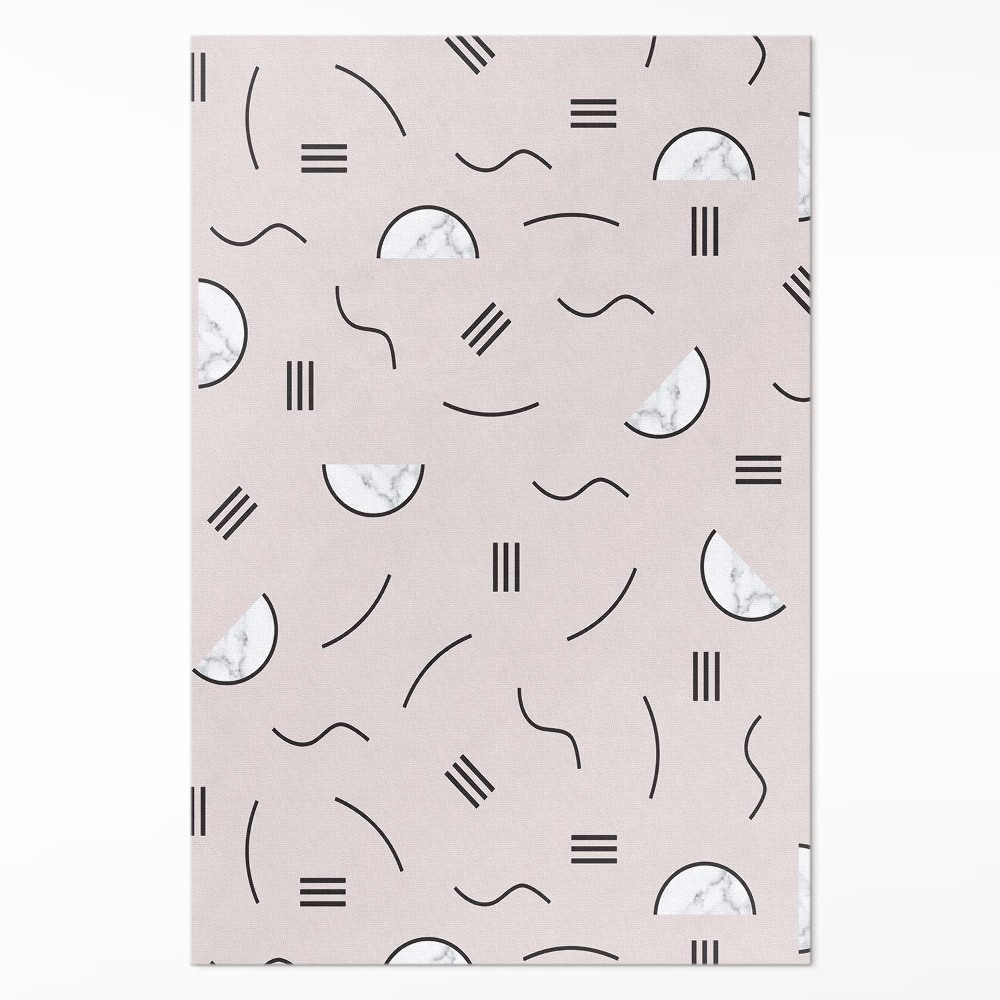 Vinylový koberec Abstraktné tvary štýl boho