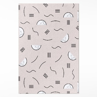 Vinylový koberec Abstraktné tvary štýl boho