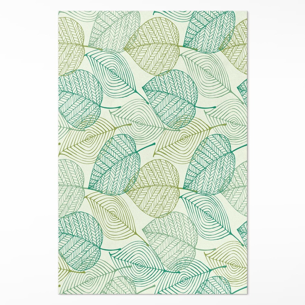 Vinylový koberec Kompozícia lineárnych listov príroda