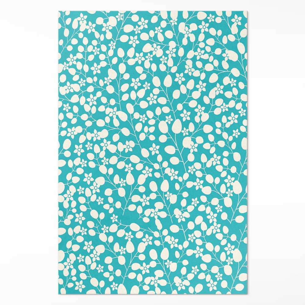 Vinylový koberec Kompozícia divokých kvetov a listov