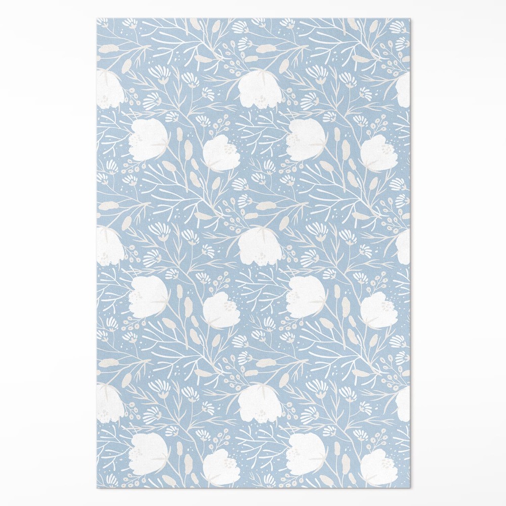 Vinylový koberec Krásne kvety na pastelovom pozadí