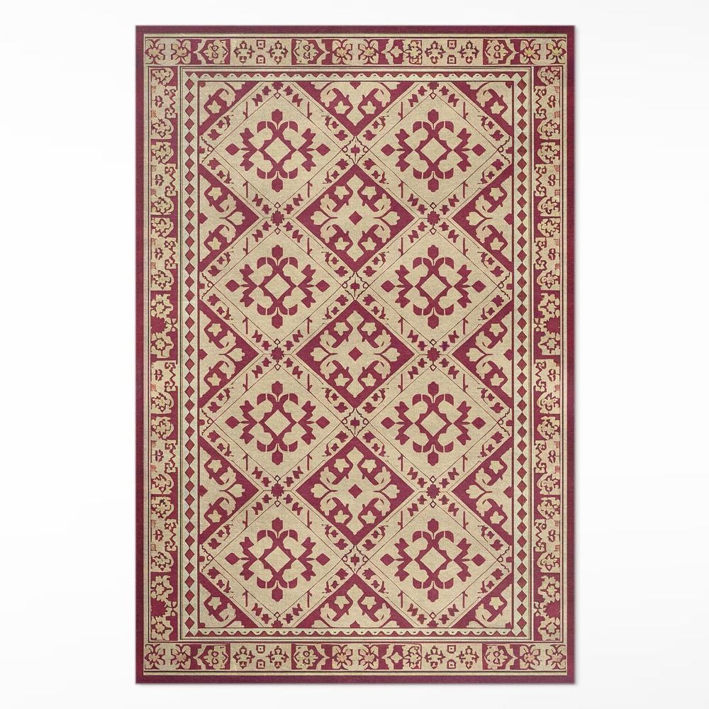 Vinylový koberec Pravidelný vzor v starom vintage štýle