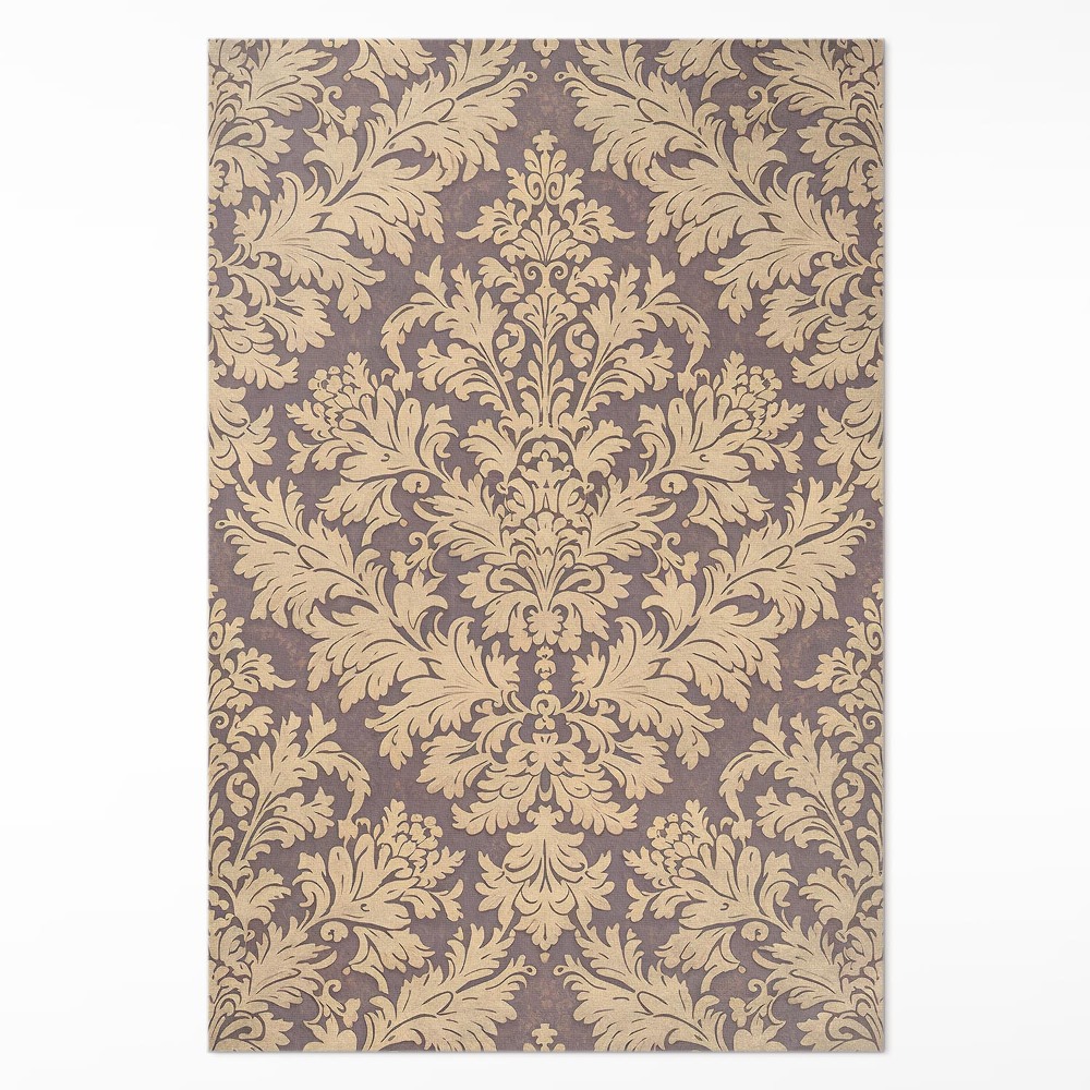 Vinylový koberec Bohatý rastlinný ornament elegantný vintage