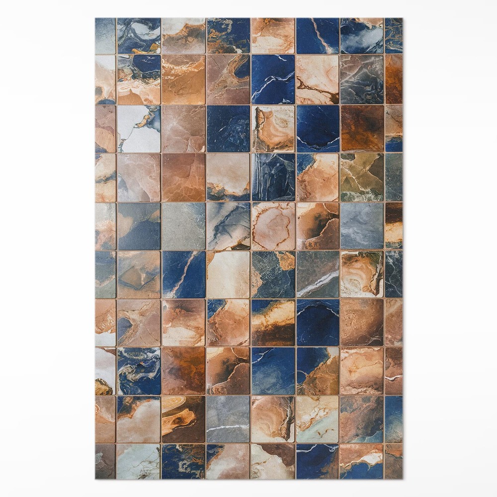 Vinylový koberec Vintage kamenná mozaika