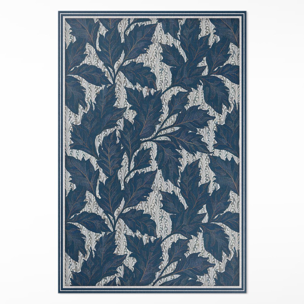 Vinylový koberec Dekoratívne listy v starom štýle