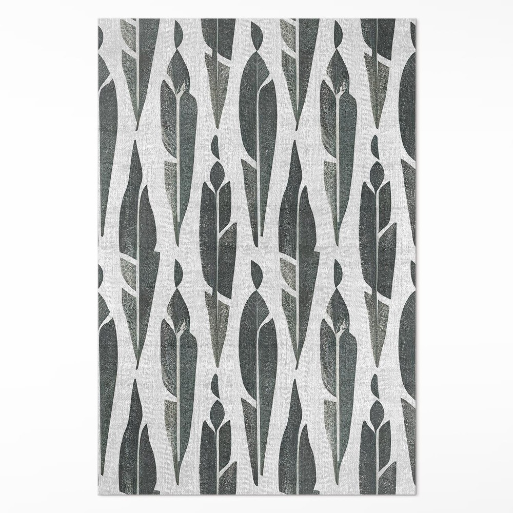 Vinylový koberec Maľované indiánske perie štýl boho vintage