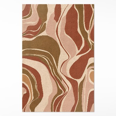 Vinylový koberec Abstraktné škvrny v odtieňoch boho