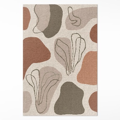 Vinylový koberec Nepravidelné abstraktné škvrny boho