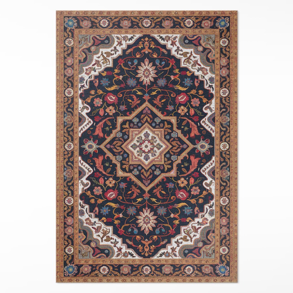 Vinylový koberec Bohatý rastlinný ornament v perzskom štýle