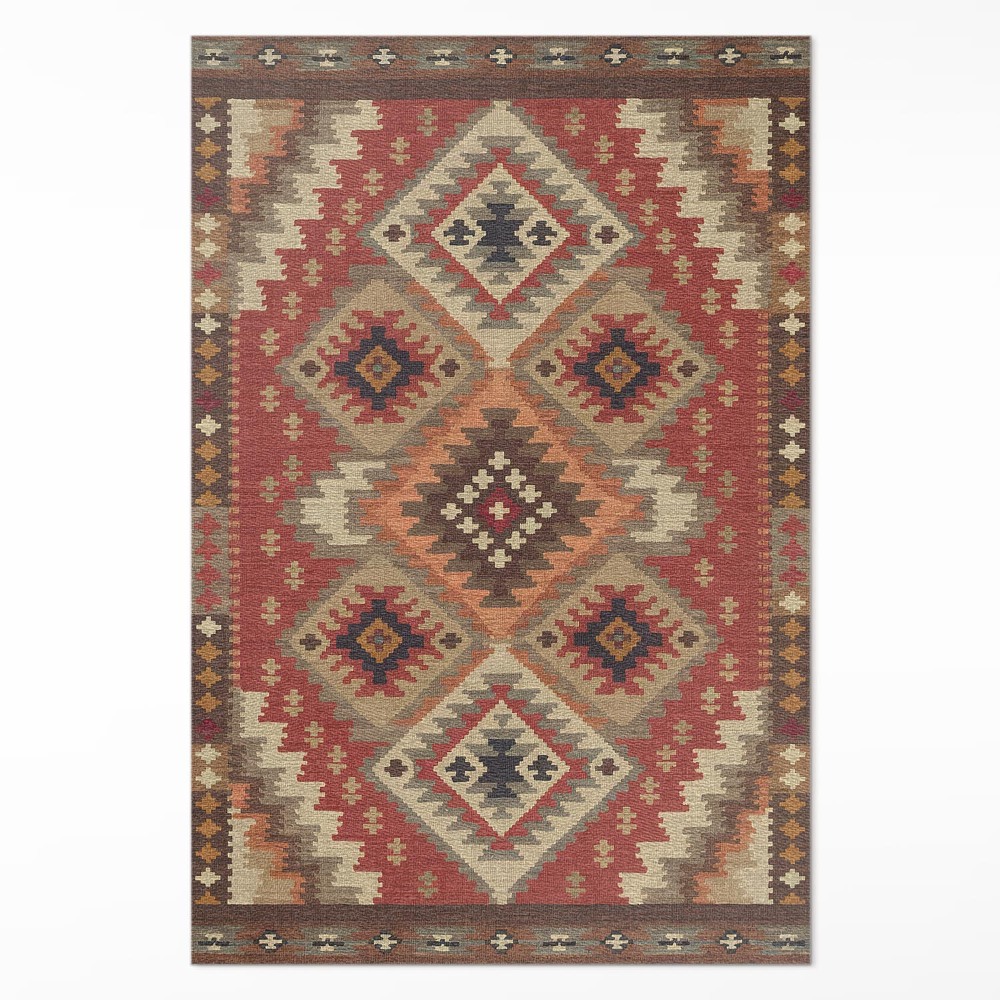 Vinylový koberec Geometrická presnosť aztéckeho umenia