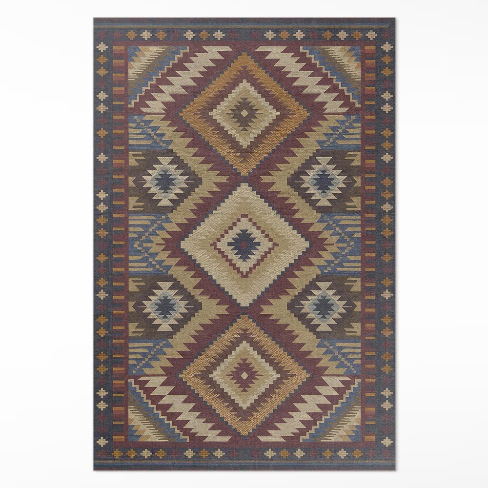 Vinylový koberec Antické aztécke vzory plné symetrie