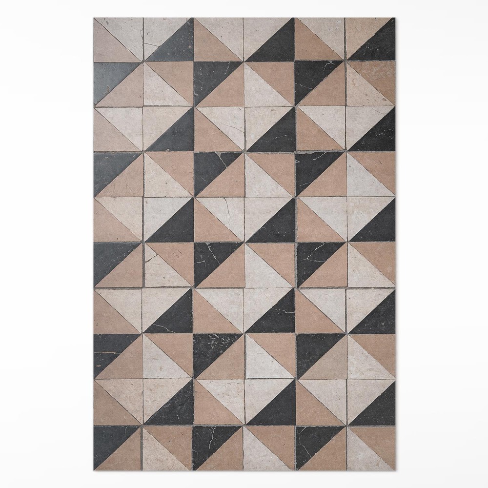 Vinylový koberec Tradičná mozaika starej kamennej budovy