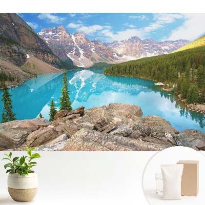 Luxusná tapeta Horská panoráma jazera