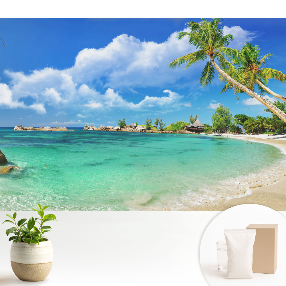 Tapeta na stenu Exotická plážová zeleň palmových stromov