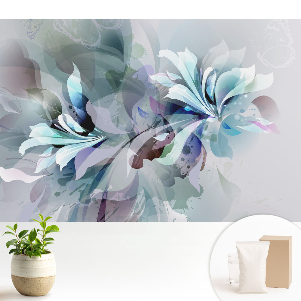 Tapeta Éterické kvety a abstrakcia