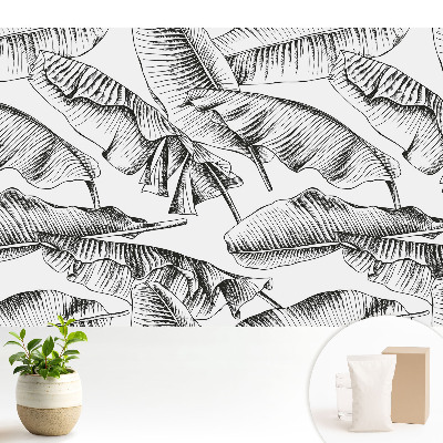 Tapeta do obývačky Klasické banánové listy