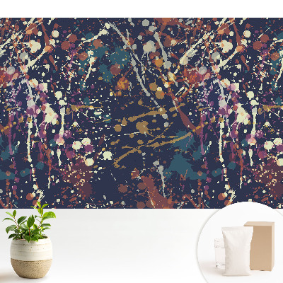 Luxusná tapeta Abstraktné škvrny farebných čiar